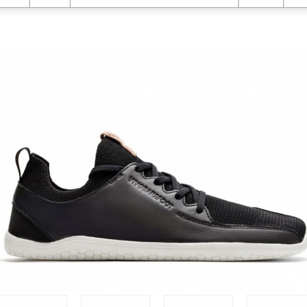 VIVOBAREFOOT Primus Knit Black Leather Men’s sz EU 43 US 10 Shoes